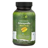 Irwin Naturals, Ashwagandha, Extra Strength, 60 Li