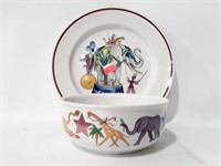 Villeroy & Boch " Le Cirque" Plate and Bowl