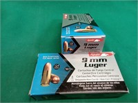 Aguila 9mm Luger, 124gr. FMJ. 50 rounds per box,