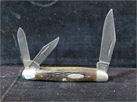CASE XX - 1 DOT - 3 BLADE FOLDING KNIFE #6308