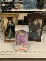 Vintage collector dolls.