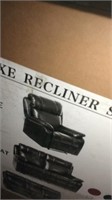 Unused Deluxe Recliner Sofa Set