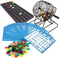 NB Bingo Game Set Deluxe 6-Inch Bingo Game with Co