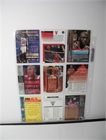 (9) Michael Jordan Cards various years 90's &