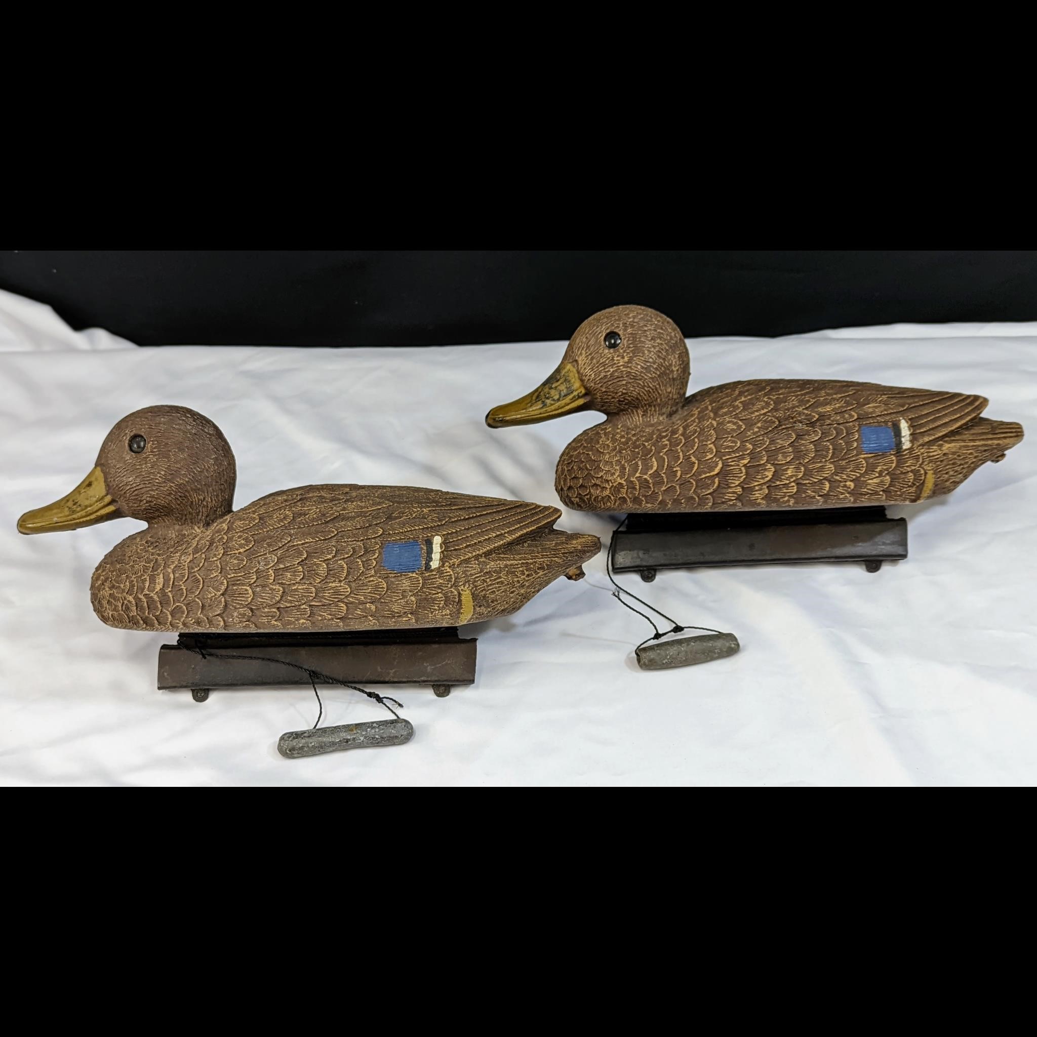 Vintage Weighted Duck Decoys