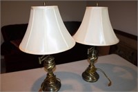 Pair of Swing Arm Lamps 26H