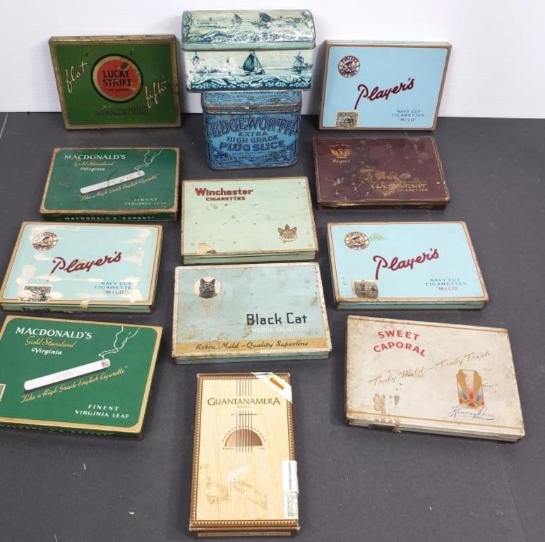 ASST VINTAGE TINS 3