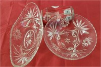 Anchor Hocking Star of David Glass Bowls