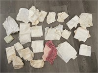 Vintage Assorted Bundle of Handkerchiefs