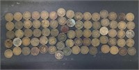 (76) U. S. Indian Head Pennies