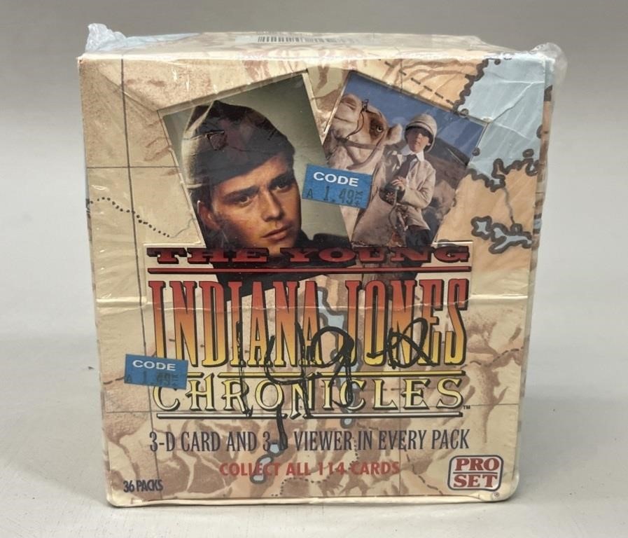 Pro Set Sealed Indiana Jones Chronicles 3-D Card