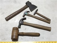 Hammers, Hatchet, Wood Mallet