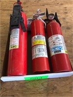 (4) FIRE EXTINGUISHERS