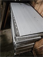White vinyl PVC panels