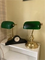 Lamps and clock