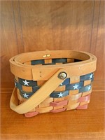 Small Patriotic basket