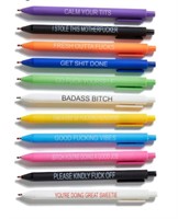 new, 11PCS gel pens, Retractable Pure Color