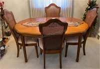 Dining Table Chairs & Leaf