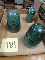 Vintage Glass Insulators