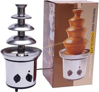 4 Tier Chocolate Fountain, Stainless Steel