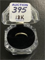 18K White Gold Ring Size 7