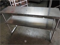 SS 49" Work Table Attachment Shelf