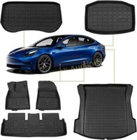 Bomely Floor Mats for 2021-2023 Tesla Model 3