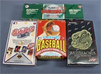 (4) Unopened Boxes 1991 & 92 Baseball Cards