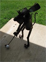 Iron art golfer