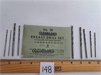 Vintage Cleveland Drill Set Made in USA