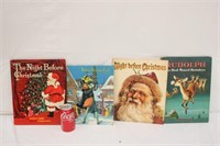 4 Vintage Christmas Books