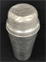 Vintage Ovaltine aluminum milk shaker