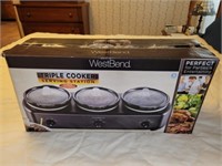 WestBend triple cooker in the box