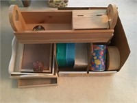 ASSORTED LOT OF CRAFT WOOD