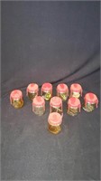 Plastic Jars with Misc Contents