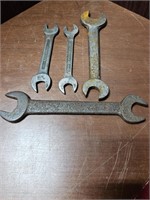 FOUR VINTAGE WRENCHES - LOT 3