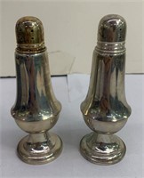 Pair Of Alvin Sterling Silver Weighted Shakers