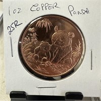 1OZ COPPER BULLION ROUND PANDA