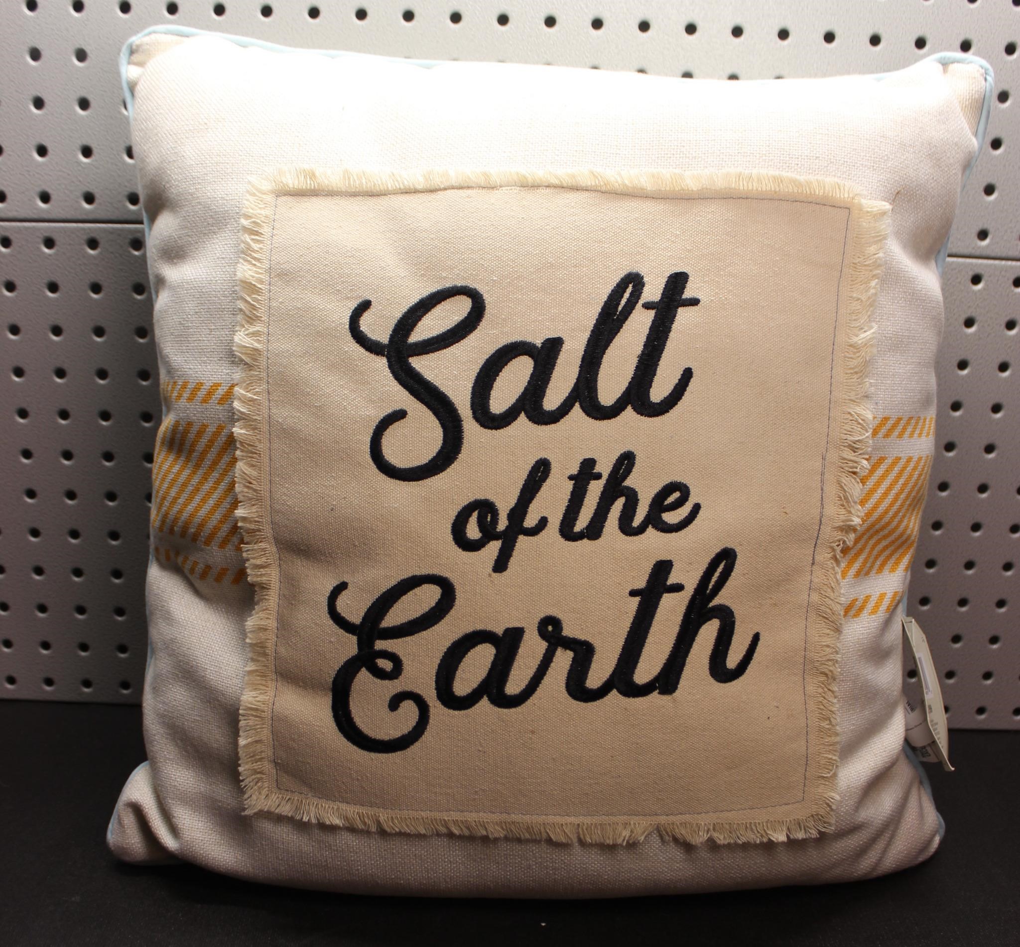 Salt of the Earth Throw Pillow