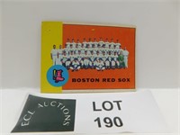1963 TOPPS RED SOX TEAM BASEBALL CARD