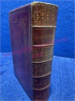 1853 "Works of Shakespeare" leather book 1st Ed