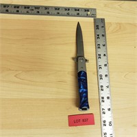 9" Italian Milano Stiletto Tactical Spring Assiste