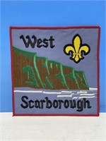 Large Scarborough Boy Scout Patch 7 x 7 "