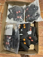 (4) Sets of Ice Cleats - one size fits Most