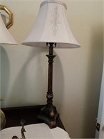 Pair of nice lamps with decorative shades