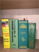 4 Vintage Gardening Books