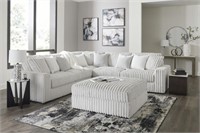 Ashley Stupendous 3 Piece Sectional with Ottoman