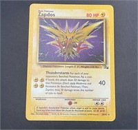Zapdos Fossil 30/62 Pokemon Card