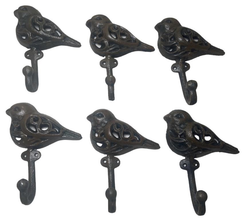 Cast Iron Bird Hooks