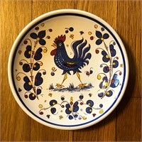 Handpainted Italian Rooster Plate